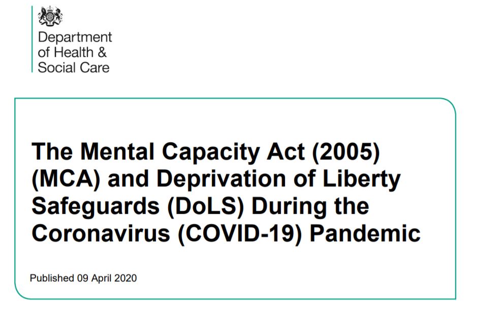 MCA and DoLS Covid-19