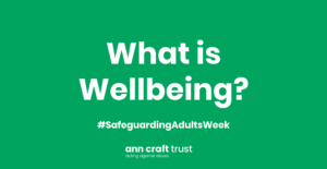 What is Wellbeing - Safeguarding Adults Week Social Media Asset