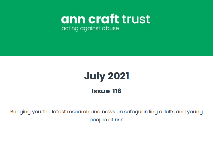 ACT Safeguarding Bulletin 116 July 2021