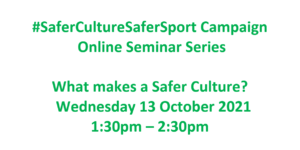 What Makes a Safer Culture.