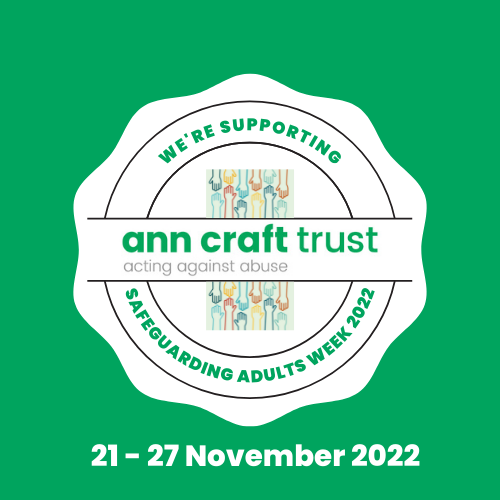 Safeguarding Adults Week 2022 Supporter Badge