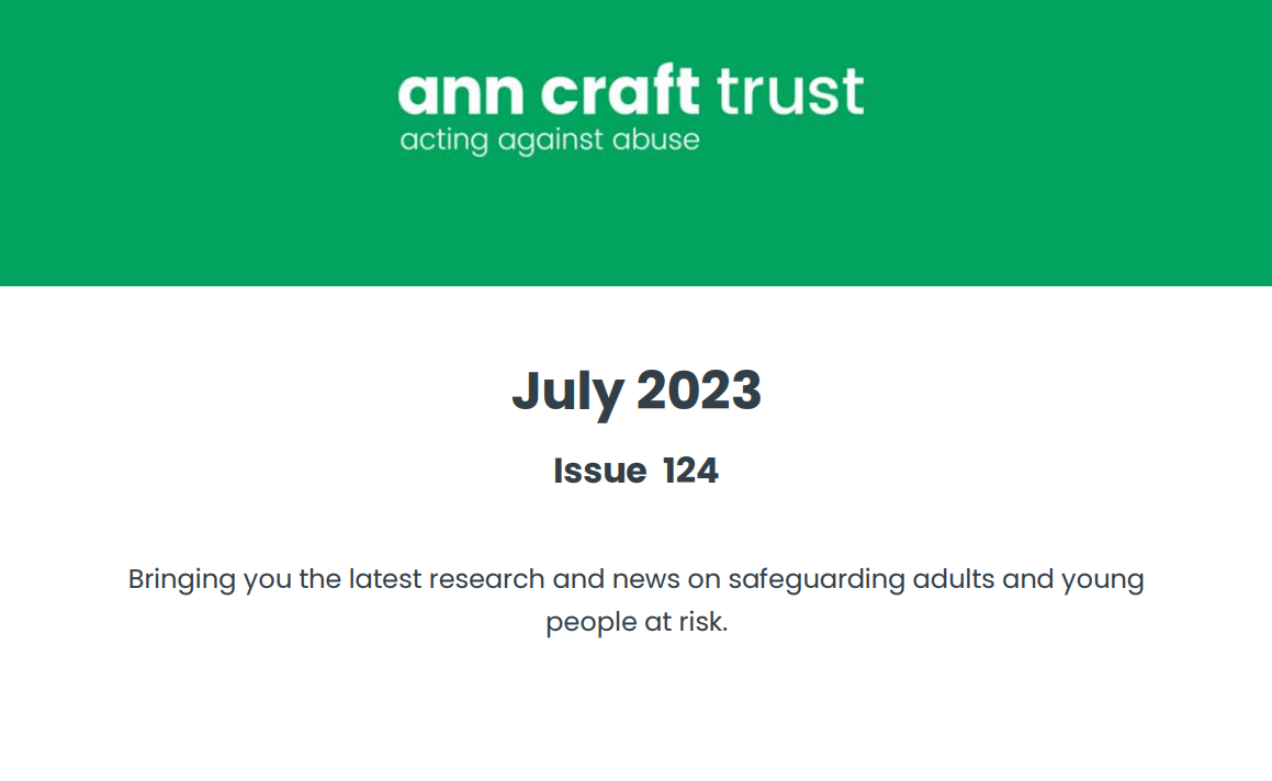Ann Craft Trust Bulletin 124 July 2023