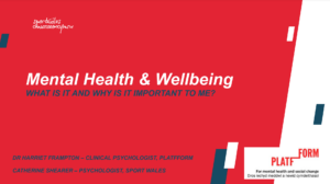 Sport Wales - Mental Health and Wellbeing - Safeguarding Adults Week