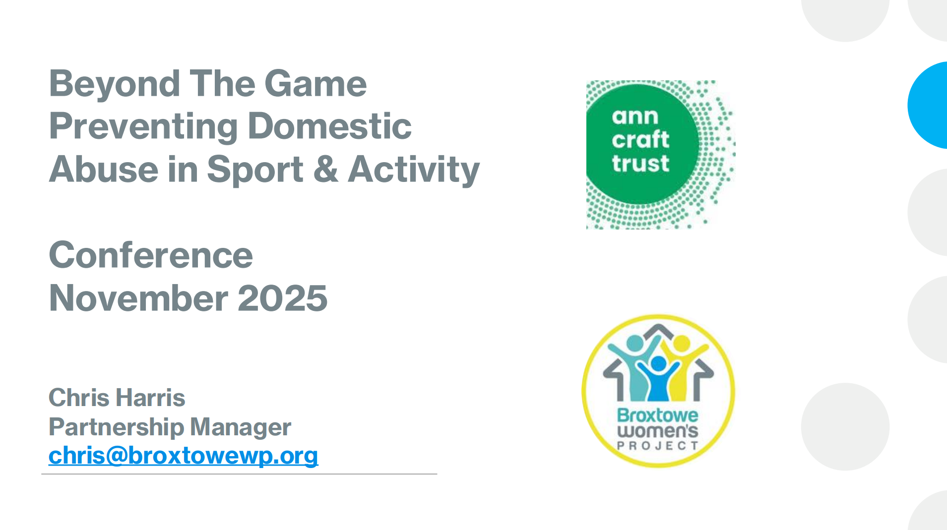 BWP Safeguarding Adults Conference