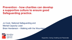 Blind Veterans Safeguarding Charity