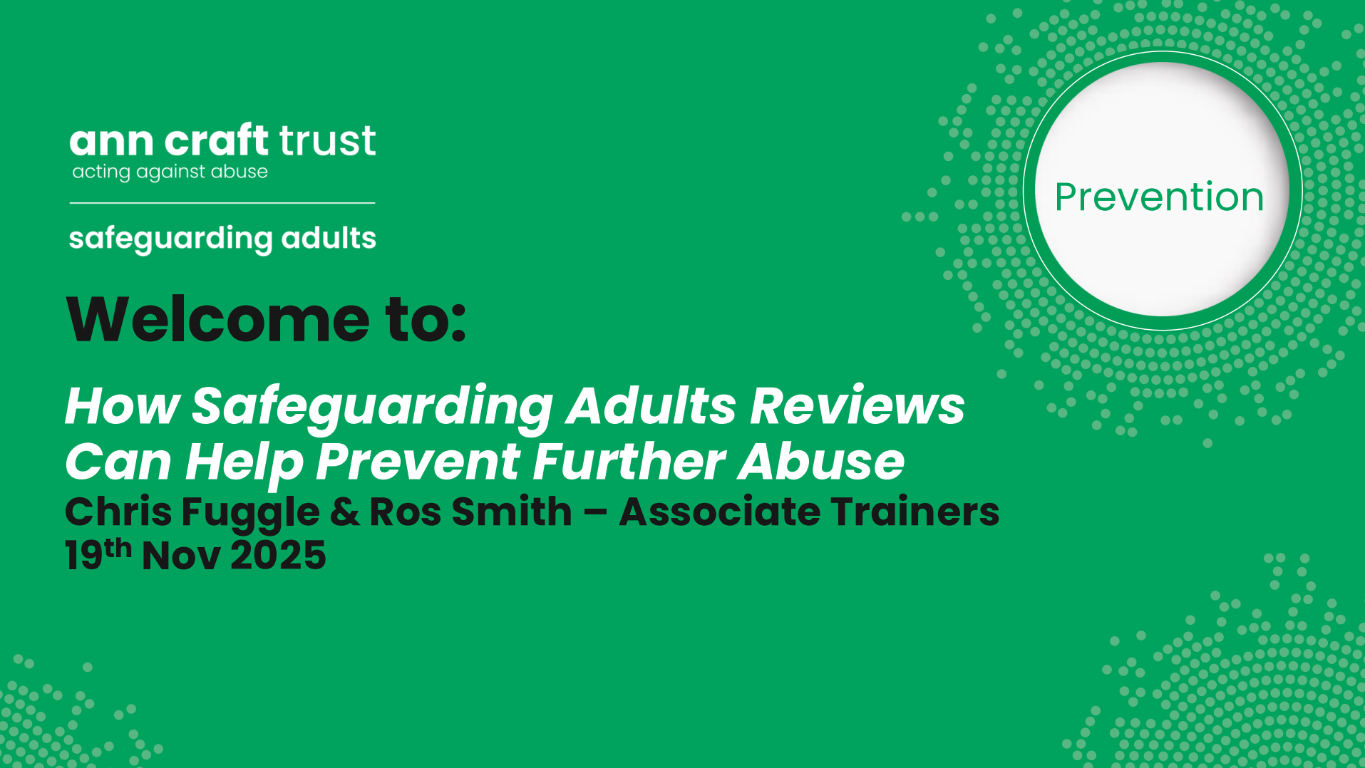 Safeguarding Adults Reviews